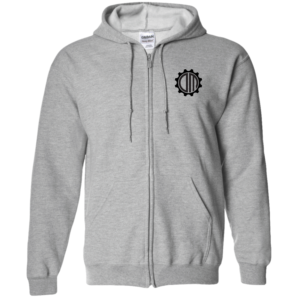 Detroit Mechanix Zip Up Hooded Sweatshirt