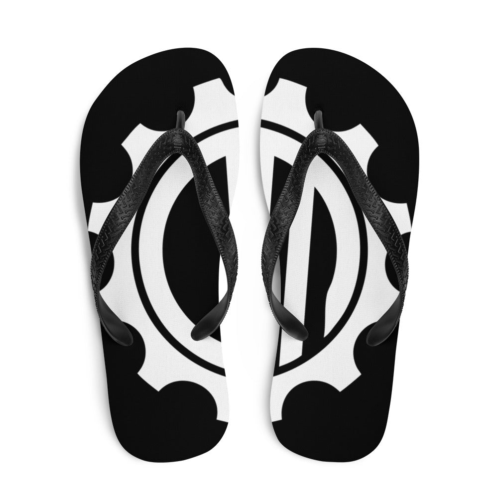 Mechanix Black Flip-Flops